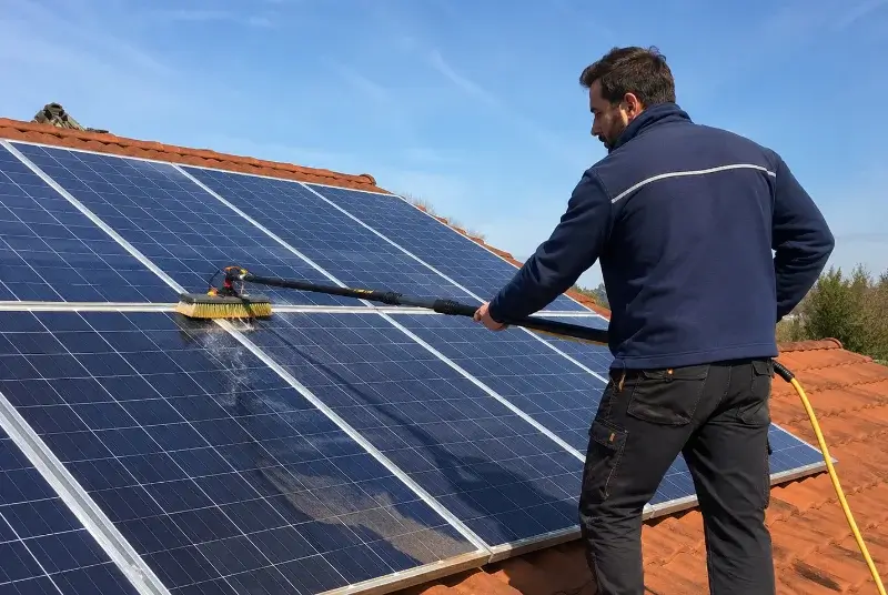 Nettoyage et entretien de panneaux solaires à Luglon